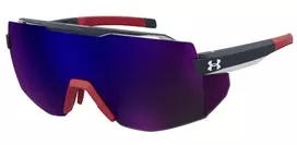 Under Armour UA Squad WIR vyriški akiniai nuo saulės – 99 mm lęšiai, 140 mm kodinėlė, Grilamid TR90 rėmelis
