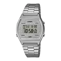 CASIO B640WDG-7DF Unisex Digitalinis Laikrodis 38,9mm Sidabrinis Nerūdijantis Plienas