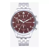 RADIANT Vyriškas Nerūdijančio Plieno Laikrodis RA612708 43mm Mėlynu Ciferblatu