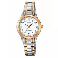 CASIO LTP1128G7BRDF Moteriškas analoginis kvarcinis laikrodis 33 mm auksinio atspalvio nerūdijantis plienas