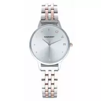 RADIANT Moteriškas laikrodis RA609203PT 33mm sidabrinis rožinis auksas