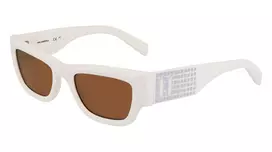 KARL LAGERFELD KL6141S522110 Moteriški Akiniai nuo Saulės - Juodas Rėmas Pilki Gradientiniai Lęšiai 52/21/140 mm