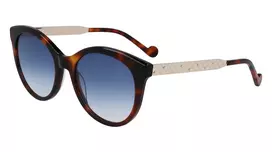 LIU JO Moteriški LJ765S-242 Drugelio/Katinės Akies Akiniai Nuo Saulės Havana 54mm