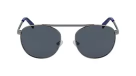 NAUTICA N4642SP-030 Vyriški poliarizuoti stačiakampiai akiniai nuo saulės matinė juoda 54mm