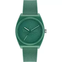 Adidas Unisex AOST22032 38mm Analoginis Kvarcinis Laikrodis - Juodas Silikoninis Dirželis
