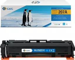 G&G suderinamas dažų kasetė HP 207A / W2211A (Cian)