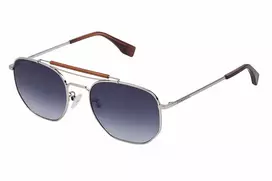 Converse Unisex Akiniai SCO13854579B Havana Tortoise Acetate Square Frame 54mm Grey Polycarbonate Lenses UV400