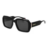 Polaroid PLD6223SX5480 Unisex Rectangular Sunglasses Havana 54 mm