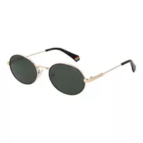 POLAROID PLD6228SX532M Unisex Rectangular Sunglasses - Brown Havana Frame, Brown Polarized Lens, 53mm