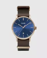 CLUSE Minuit Moteriškas Laikrodis CW0101501009 33 mm Auksinis Nerūdijančio Plieno Tinklelis