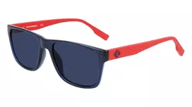 Converse CV516SFORCE41 Akiniai nuo saulės Vyriški Mėlyni Stačiakampis Rėmas Pilki Lęšiai 55/17/145 mm