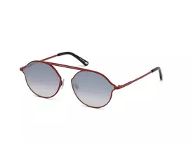 WEB EYEWEAR Unisex Akiniai Nuo Saulės WE0198-5766C Juodas Rėmelis Pilki Lęšiai 57mm