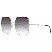ANA HICKMANN Moteriški akiniai nuo saulės AH3253-59P02 Havana Brown Butterfly Acetate rėmelis su rudais gradientiniais lęšiais UV400