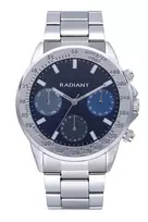 RADIANT Vyrų laikrodis RA604702 (45mm) – nerūdijančio plieno tinklelio apyrankė, juodas ciferblatas