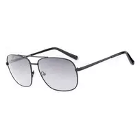 GUESS GG2114S-01B Vyriški Akiniai nuo Saulės Juodas Kvadratinis Rėmas Pilkšvai Gradientiniai Stiklai 60mm