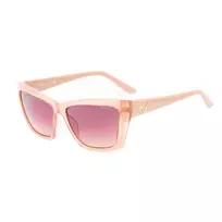 GUESS Moteriški akiniai nuo saulės GU00098-5557F Havana Acetate Square Frame Brown Gradient Lens 55/14/135 mm