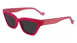 LIU JO moteriški LJ781S-525 drugelio formos akiniai nuo saulės Havana acetatas rudi gradientiniai lęšiai 55mm