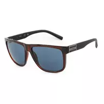 GUESS MAN Akiniai GO00058-6145V Kvadratinis Rėmas Blizganti Juoda Rūkytas Stiklas 61mm