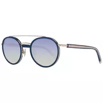 WEB EYEWEAR WE0225-5290W Unisex akiniai nuo saulės, juodas rėmelis, pilki lęšiai, 52/22/145 mm