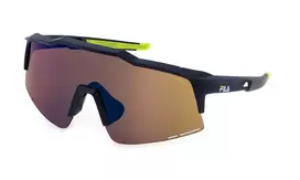 FILA SFI516-99U43B Unisex Akiniai - Juodas Rėmelis, Pilki Lęšiai, 99/0/130 mm