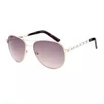 GUESS GF0408-6132F Moteriški stačiakampiai akiniai nuo saulės su gradientiniais lęšiais