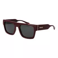 Polaroid PLD6224SX54LH Unisex akiniai nuo saulės - juodas rėmelis, pilki lęšiai 54mm