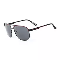 GUESS MAN Akiniai nuo saulės GF00061-6102A Juodas rėmelis Pilki lęšiai 61mm
