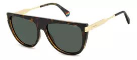 Polaroid PLD6221SX086 moteriški akiniai nuo saulės - Havana acetato rėmelis su rudais poliarizuotais lęšiais
