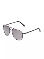 GUESS Vyriški stačiakampiai akiniai nuo saulės GF5122-6001C - Juodas rėmelis, dūminiai stiklai 60mm