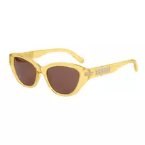 GUESS Moteriški Aviatoriaus Stiliaus Akiniai Nuo Saulės GO00020-5439B Havana Rudi Gradientiniai 57mm