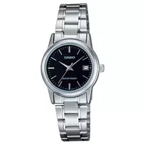 CASIO Moteriškas Laikrodis LTP-V002D-1A Analoginis Kvarcinis 31mm Nerūdijantis Plienas