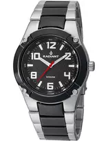 RADIANT Vyriškas laikrodis RA318201 (48 mm) – Nerūdijantis plienas, juodas ciferblatas, kvarcinis analoginis