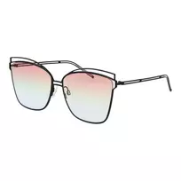 ANA HICKMANN Moteriški akiniai nuo saulės HI3049-6109A - Havana Acetate Oversized Square - Rudi gradientiniai lęšiai - 61/15/145 mm