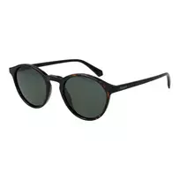 Polaroid PLD4153S50086 Vyriški Kvadratiniai Havana Acetato Akiniai nuo Saulės su Pilkomis Poliarizuotomis Lęšiais