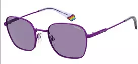 POLAROID Unisex PLD6170SB3V Akiniai - Matinis juodas rėmelis, pilki poliarizuoti lęšiai, 53 mm