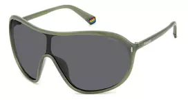 Polaroid PLD6216S1ED Unisex Akiniai - Juodas Rėmelis, Pilki Poliarizuoti Lęšiai