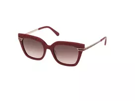 GUESS Moteriški Akiniai Nuo Saulės GF00015-5169T Rudi Havana Kvadratinis Rėmelis