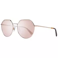 WEB EYEWEAR Moteriški akiniai nuo saulės WE0258-5833G Havana acetatinis kvadratinis rėmas rudi gradientiniai lęšiai 58/18/140 mm