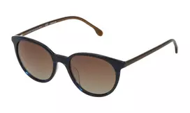 LOZZA Moteriški Akiniai Nuo Saulės SL4178M516X8P Havana Vėžlio Kiauto Acetatas Stačiakampiai Poliarizuoti UV400 51mm