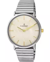 Radiant moteriškas laikrodis RA475203 38 mm rožinio aukso Milanese Mesh apyrankė, baltas ciferblatas