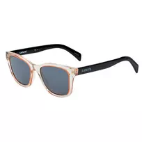LEVIS LV1002S40GF3I Unisex akiniai nuo saulės - juodas rėmelis, pilki lęšiai, 53 mm