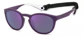 Polaroid PLD7050SB3V Unisex Tiesiniai Akiniai nuo Saulės - Matinio Juodo Rėmelio, Pilki Poliarizuoti Lęšiai, 52mm