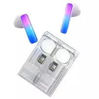 Joyroom IceLens Series True Wireless Ausinės su LED Šviesomis, Bluetooth 5.3, Baltos (JR-TC1-WHT)