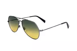 Levi's LV-1012-S-R80 Unisex Rectangular Sunglasses Havana/Brown 57mm