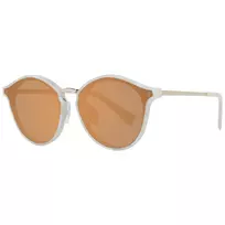 ANA HICKMANN Moteriški akiniai nuo saulės HI9066-49G21 - Havana acetato rėmelis su rudais gradientiniais polikarbonato lęšiais, 49/21/145 mm