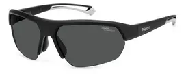 POLAROID PLD7048S003G6 Unisex Pilot Aviatoriniai Akiniai Juodi Pilki Poliarizuoti