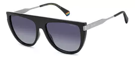 Moteriški Polaroid PLD6221SX807 akiniai nuo saulės Havana acetato rėmeliu rudi poliarizuoti lęšiai 57mm