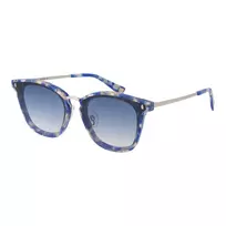 ANA HICKMANN Moteriški Akiniai Nuo Saulės HI9065-49G22 Drugelio/Katinės Akies Formos Acetatas Havana Ruda Gradient 49mm