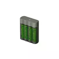 GP Įkroviklis M451 su 4x AAA Įkraunamos Baterijos 2700 mAh 1,2V Juodas EU