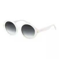 ANA HICKMANN HI9175-51H01 Moteriški katės akies akiniai nuo saulės - Havana vėžlio rašto acetatas, pilki gradientiniai lęšiai, 51 mm